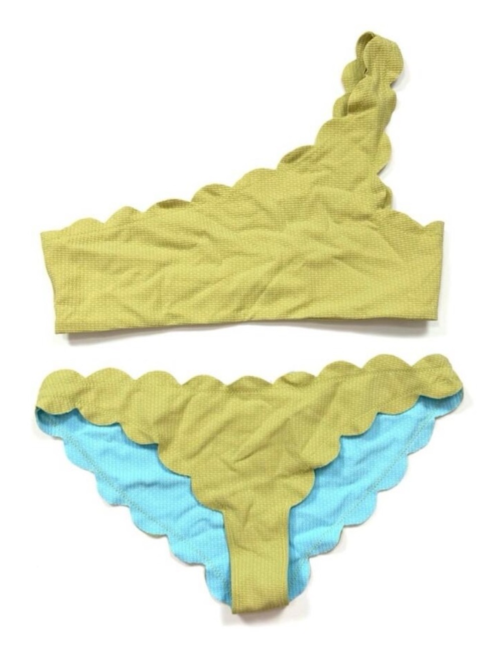 Marysia Scalloped Set in Fern